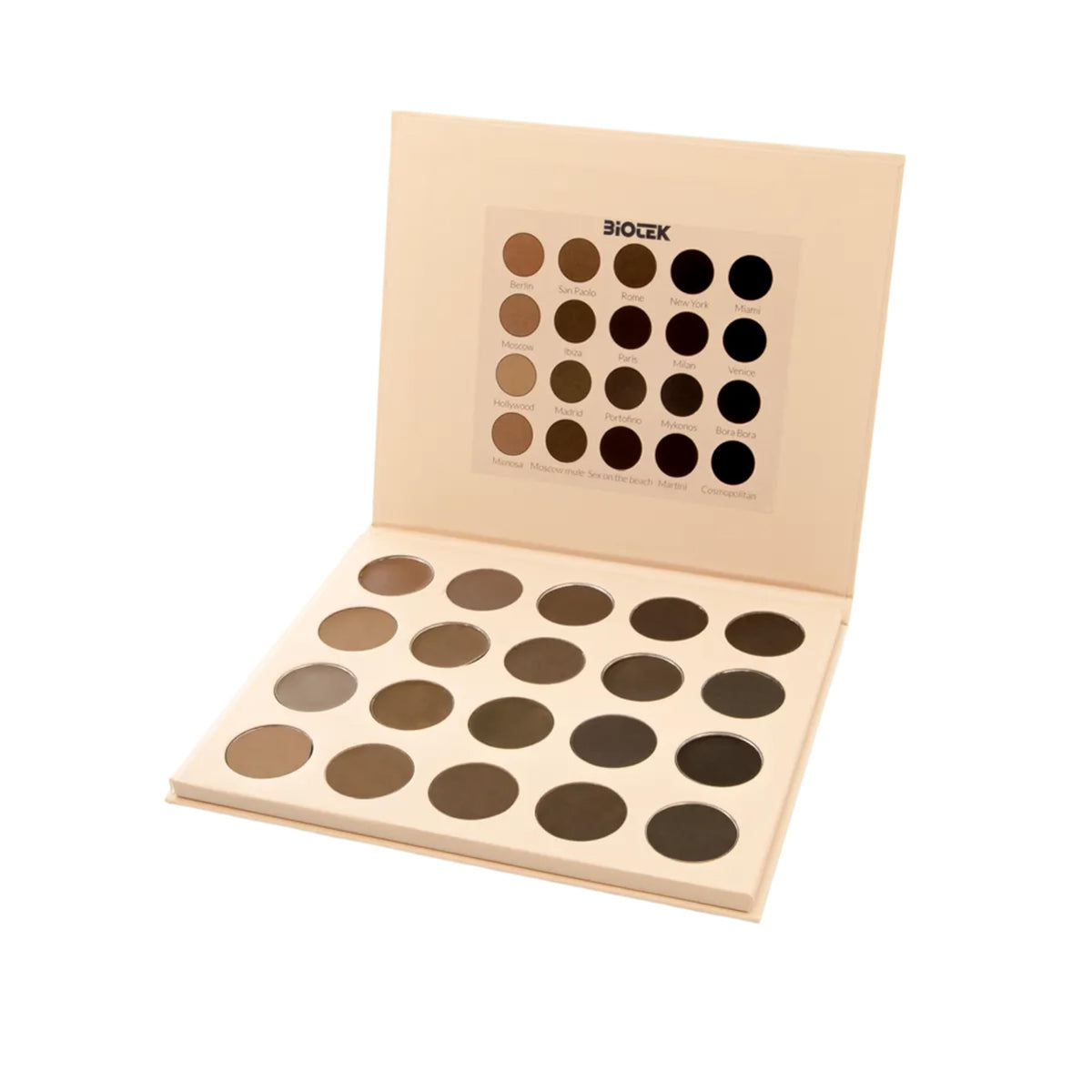 BIOTEK PMU Tester Palette – Brows and Lip Pigment Colors for Permanent Makeup & Microblading – Color Preview Tool for Professional Results (Lips Palette)
