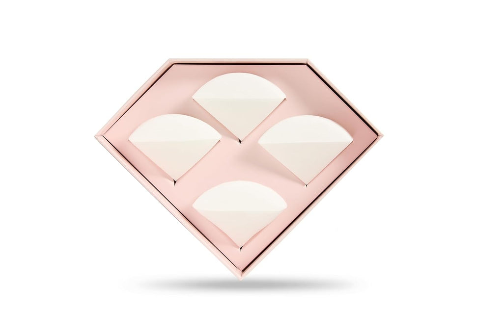 StansOut Beauty Sponge 4-Pack – Streak-Free, Airbrushed Finish | Reusable, Quick-Drying, Latex-Free | Multi-Angle Blending Sponge for Cream, Liquid & Powder | Pro Makeup Applicator