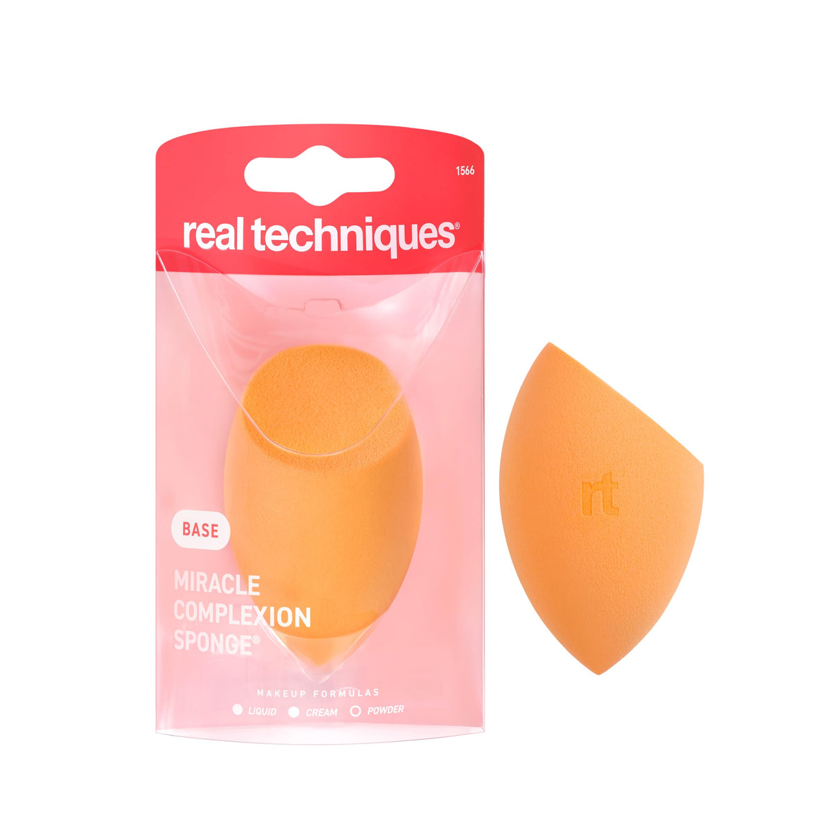 Real Techniques Miracle Complexion Sponge, 4 Pack, Makeup Blending Sponges | Makeup sponges for foundation, 3-point design, foundation applicator, latex-free beauty sponge