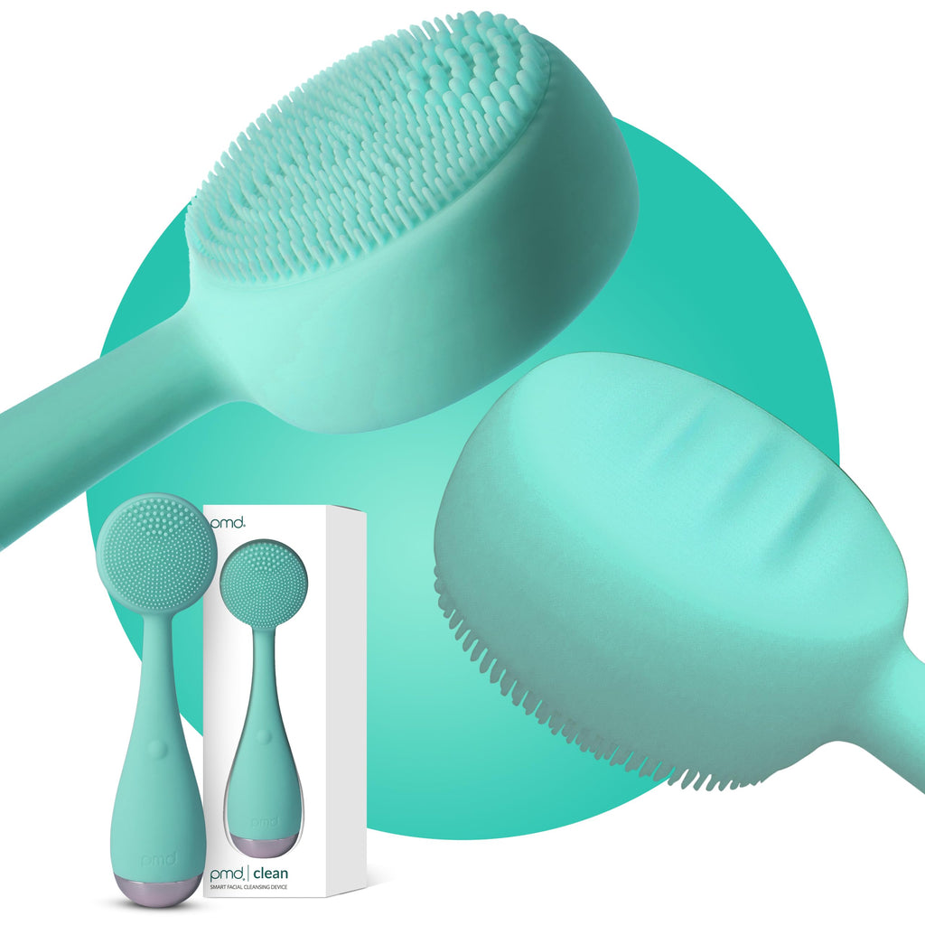 PMD Beauty Clean Facial Cleansing Brush – Waterproof Silicone Face Cleanser with Sonic Technology