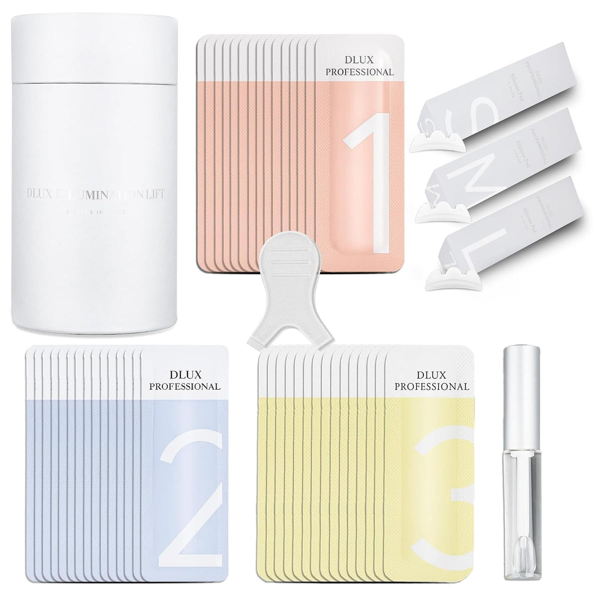 Complete Illumination Lash Lift Kit with Silicone Pads & Glue