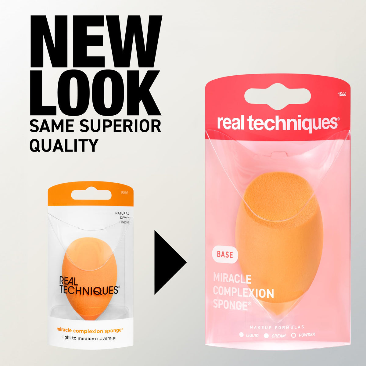Real Techniques Miracle Complexion Sponge, 4 Pack, Makeup Blending Sponges | Makeup sponges for foundation, 3-point design, foundation applicator, latex-free beauty sponge