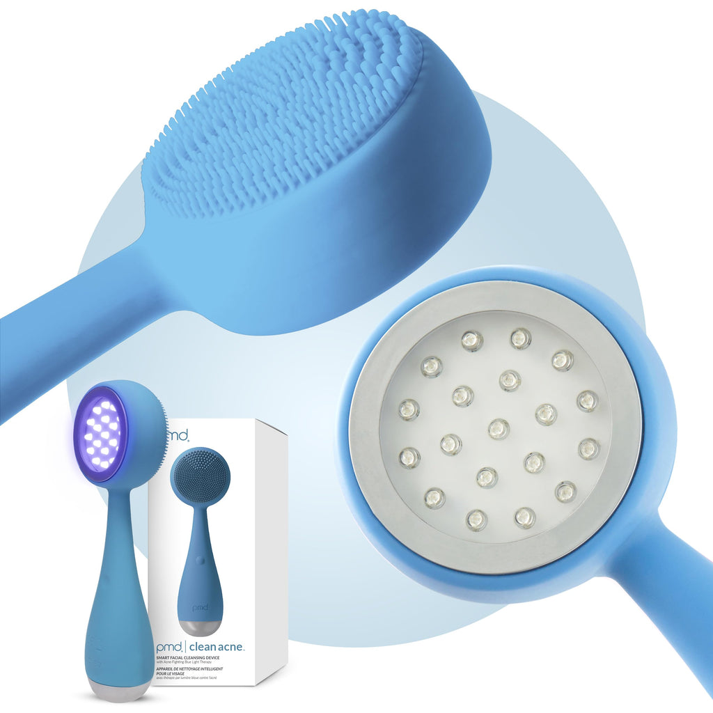 PMD Beauty Clean Facial Cleansing Brush – Waterproof Silicone Face Cleanser with Sonic Technology