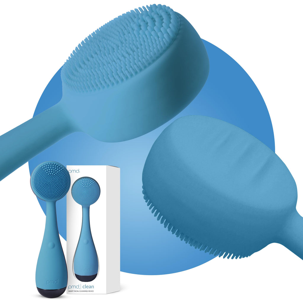 PMD Beauty Clean Facial Cleansing Brush – Waterproof Silicone Face Cleanser with Sonic Technology