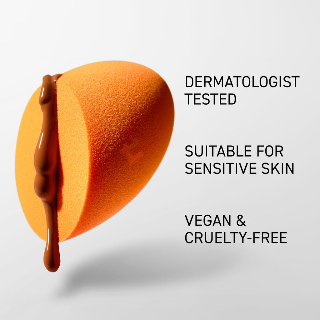 Real Techniques Miracle Complexion Sponge, 4 Pack, Makeup Blending Sponges | Makeup sponges for foundation, 3-point design, foundation applicator, latex-free beauty sponge